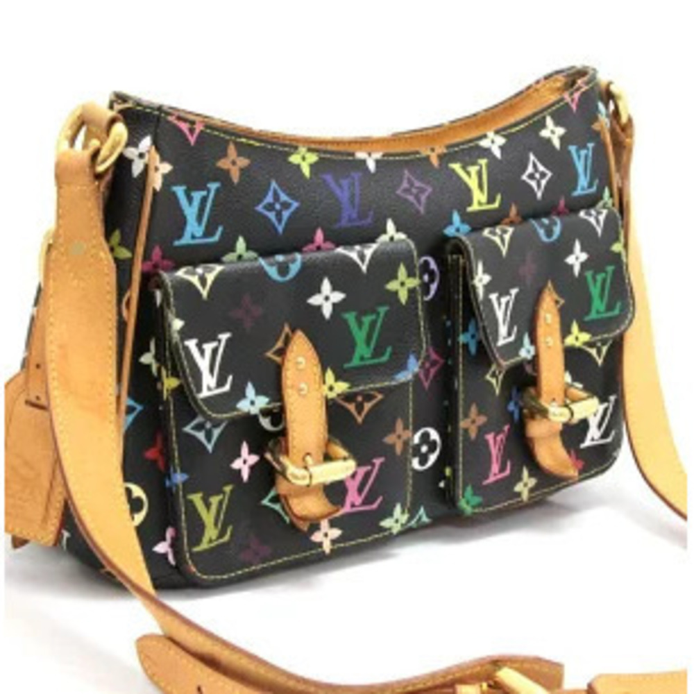 Louis Vuitton Multicolor Lodge Bag Shoulder Black